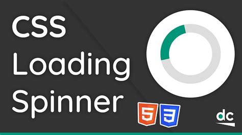How to create loading animation in css