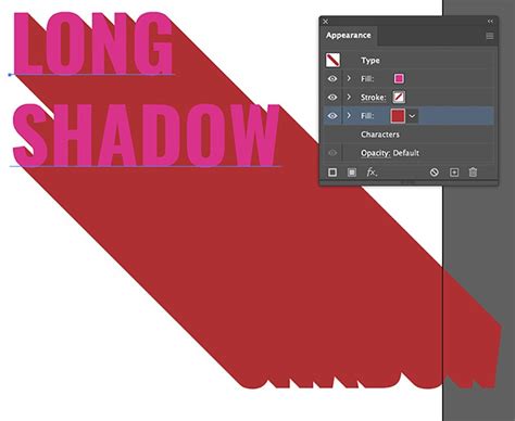How to create long shadow in illustrator