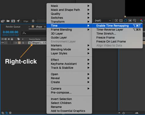 How to create loop in after effects