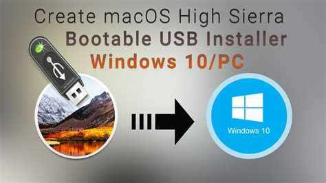 How to create macOS High Sierra Bootable USB on Windows