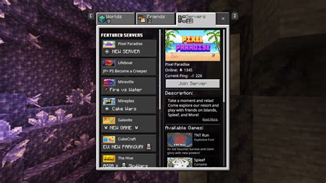 How to create minecraft bedrock server