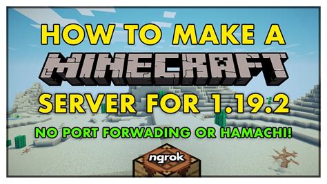How to create minecraft server no hamachi
