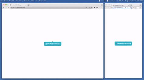 How to create modal window in javascript