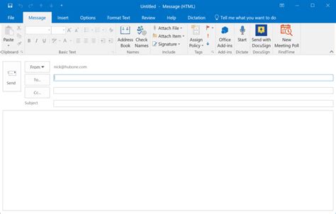 How to create outlook email from template email delilop