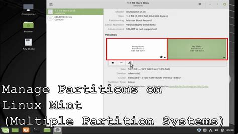 How to create partition in linux mint