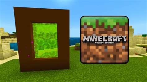 How to create portal in minecraft pe