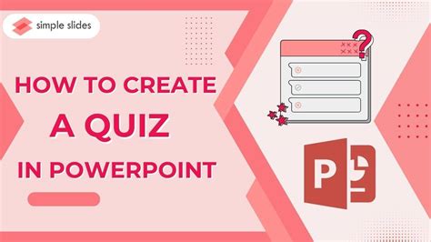 How to create quiz in powerpoint