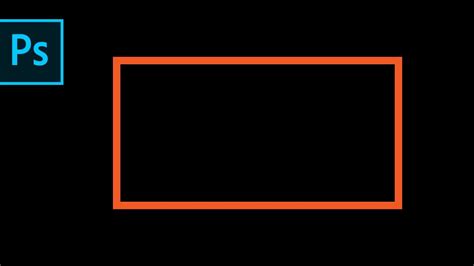 How to create rectangle in photoshop