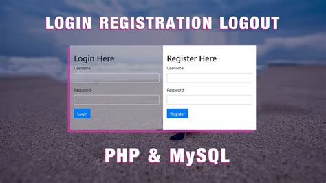 How to create registration page in php