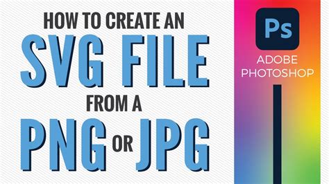 How to create svg image in photoshop