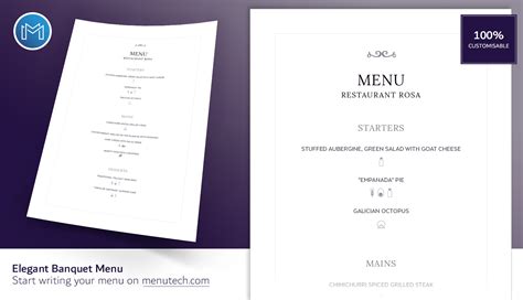 How to create the perfect menu for your restaurant Menutech