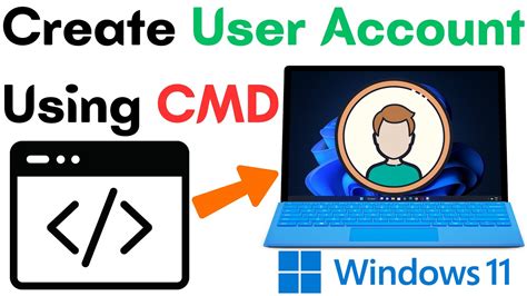 How to create user account in cmd