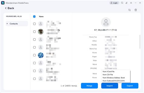 How to create vcard file in iphone