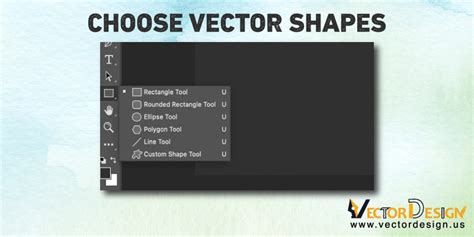 How to create vector shapes in photoshop