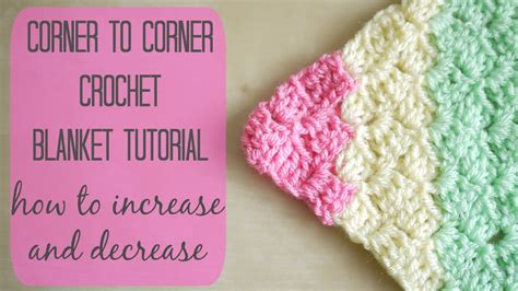 How to crochet corners on a blanket.  Free crochet patterns include instructio...