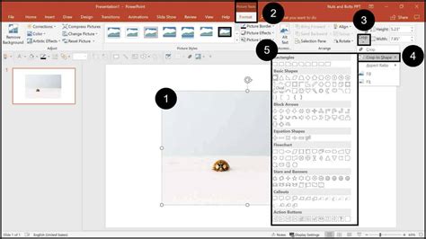 How to crop an image in powerpoint