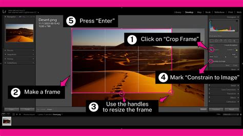 How to crop in lightroom cc