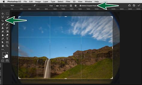 How to crop in pc