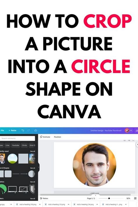 How to crop photo in circle shape