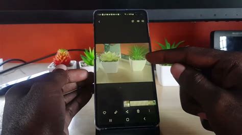 How to crop videos with Samsung phones - YouTube