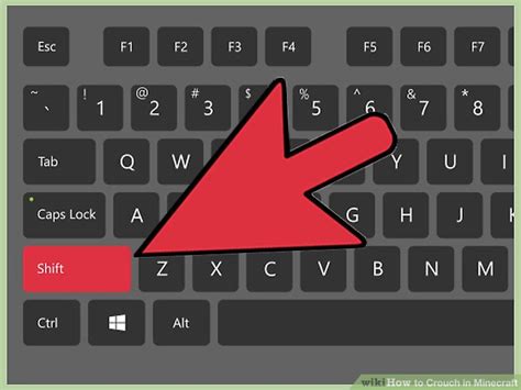 How to crouch in minecraft