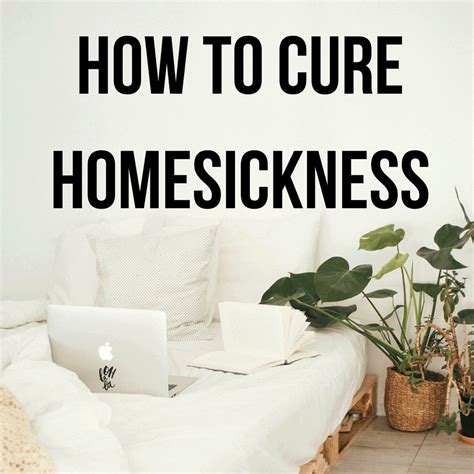 How to cure homesickness. Feb 5, 2021 · However, as the headline of this article already states, homesickness is one of the most normal sicknesses in the world. It can be directed towards a place, for example, the little village with the parents’ house, or can be equally directed towards persons, for example, the boyfriend or the girlfriend. International students might be ... 