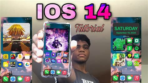How to customize IOS 14 Anime edition Step By Step YouTube