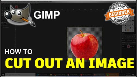 How to cut a photo in gimp