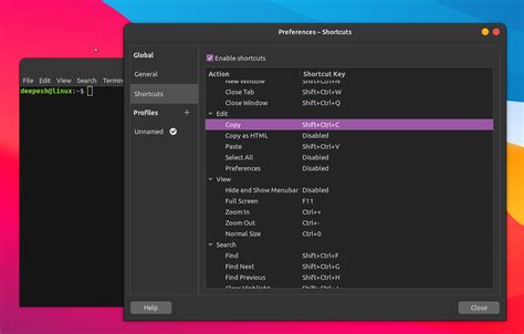 How to cut and paste in linux