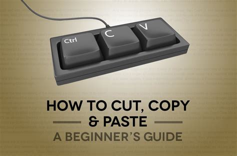 How to cut copy and paste. Right-click the text and select Copy. Alternatively, you can click Copy on the Home tab. This copies the text to your clipboard. Instead of right-clicking the text or clicking Copy, you can also press Ctrl + C (PC) or Cmd + C (Mac) at the same time. 3. Click the location where you want to paste the text. This can be anywhere in your Word document. 