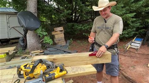 How to cut deck posts level.  Find step-by-step instructions and expert tips to ens...