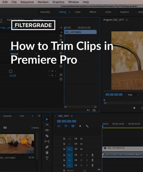 How to cut footage in premiere pro