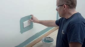 How to cut in emulsion paint