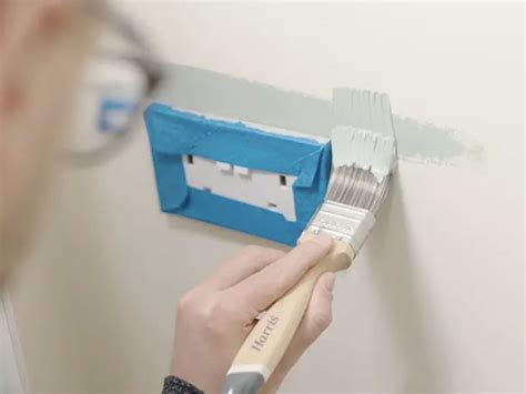 How to cut in paint with tape