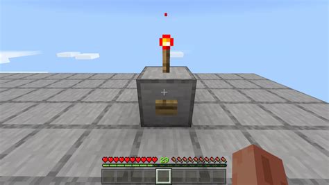 The red mushroom is redstone wiring, the red flower is redstone torch. The "flower" is attatched to the wool block. Now, the left side of the drawing is where the input comes in (the wiring that comes from the stepplate) the right side of the drawing is the input for the piston. Hoped this help you, My english is not the best though. . 