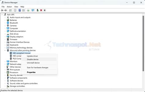 How to deactivate laptop touchpad.  Disable the touchpad via Device Manager...
