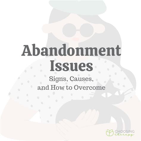 How to deal with abandonment issues. Things To Know About How to deal with abandonment issues. 