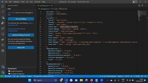 How to debug NestJS applications using VS Code