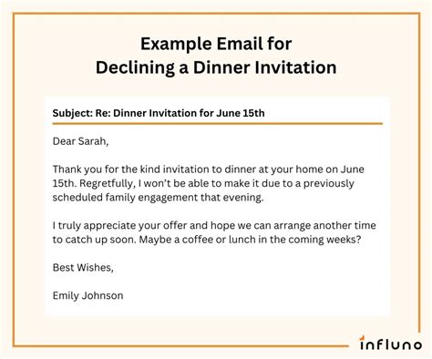 How to decline an invitation email.  Gracefully accept, politely decline, or ...