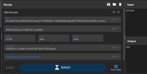 How to decrypt HEX string with AES-128-GCM in C#