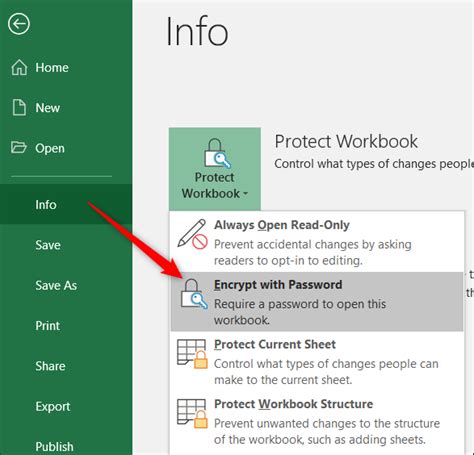How to decrypt files.  To add a new password, click Protect Sheet or Protect Workbook,...