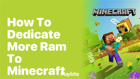 How to dedicate ram to minecraft server