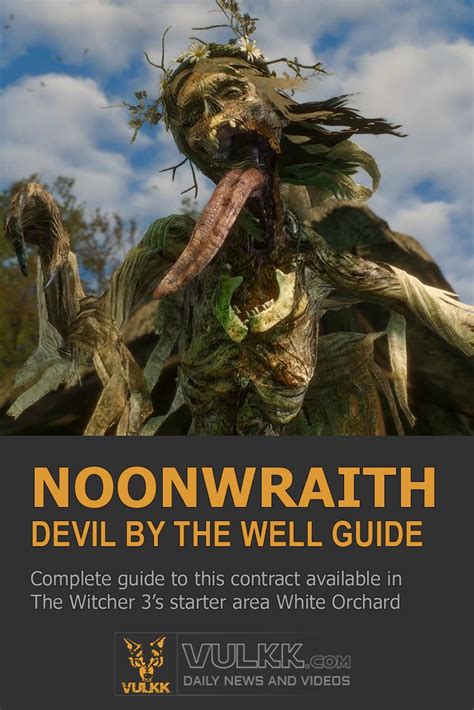 How to defeat Noonwraith: Witcher 3, Devil by the Well Guide