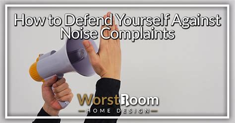 How to defend yourself against noise complaints.  This guide offers practical ...