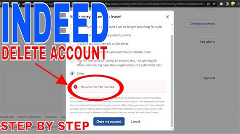 How to delete Indeed account? - Alltheasks.com