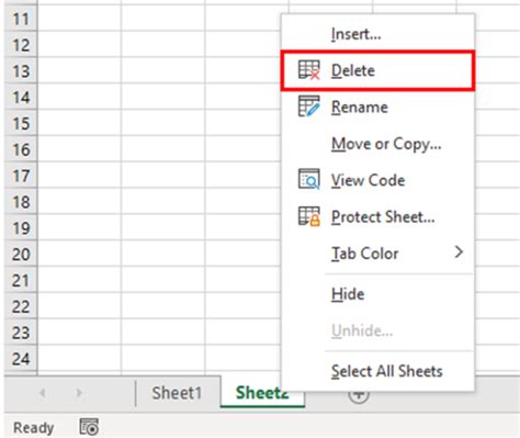 How to delete a sheet in excel mac without right click.  Select the Delete key.  Downlo...