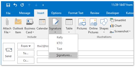 How to delete a signature in outlook
