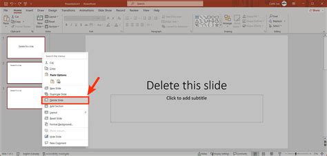 How to delete a slide in PowerPoint Android Authority
