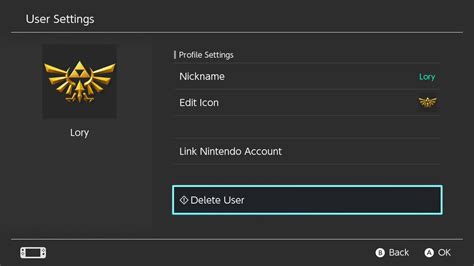 How to delete a user profile on Nintendo Switch iMore