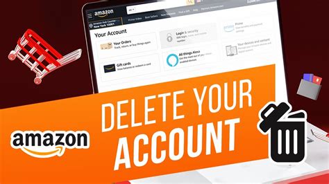 How to delete an Amazon account